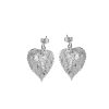 Boxed Gifts | Newbridge Silverware Jewellery Textured Leaf Earrings