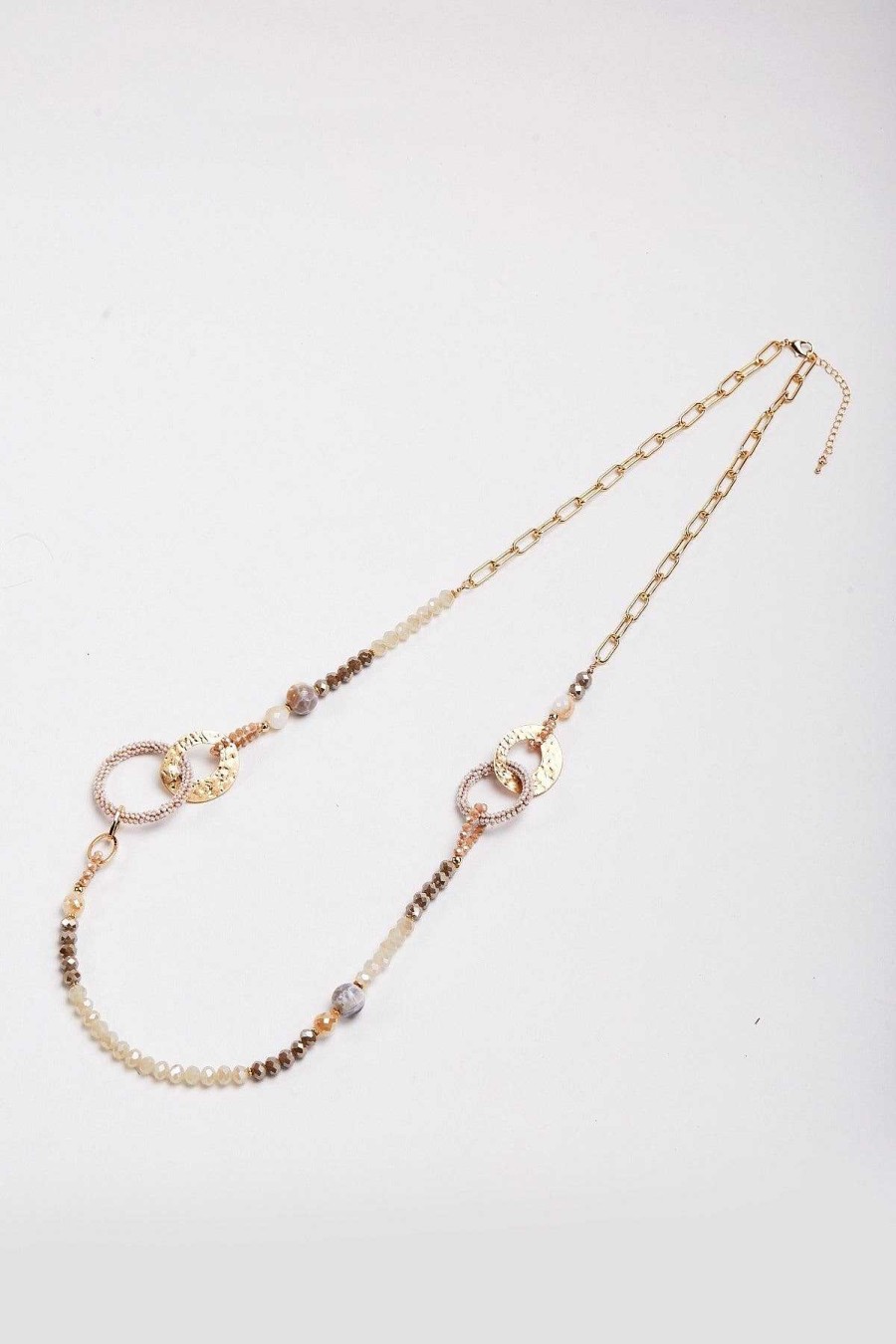 Classic Fashion | Soul Jewellery Beaded Gold Link Necklace