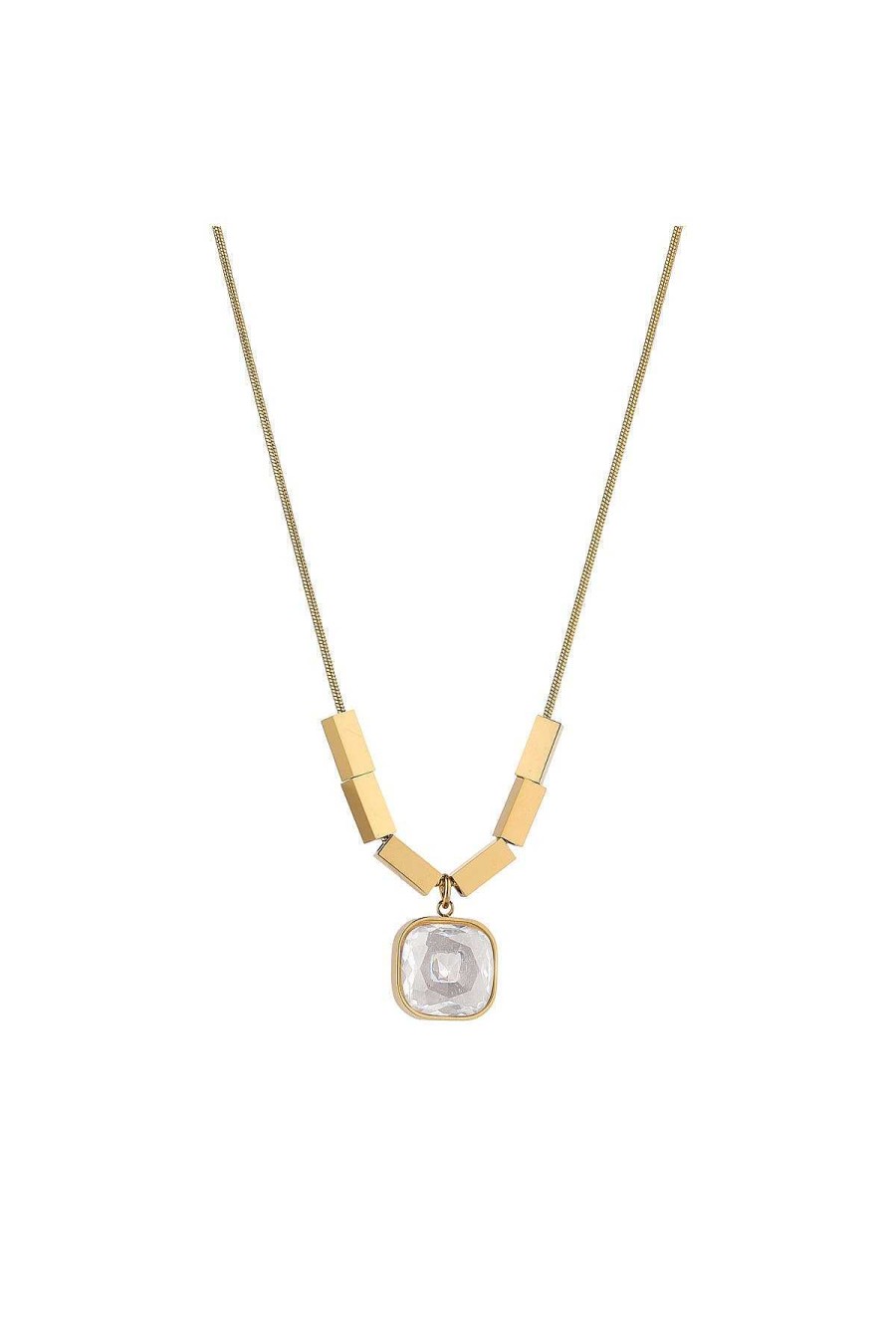 Jewellery | Knight & Day Emmalyn Clear Stone Necklace