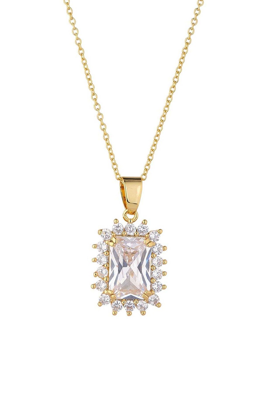 Boxed Gifts | Knight & Day Clear Gold Pendant