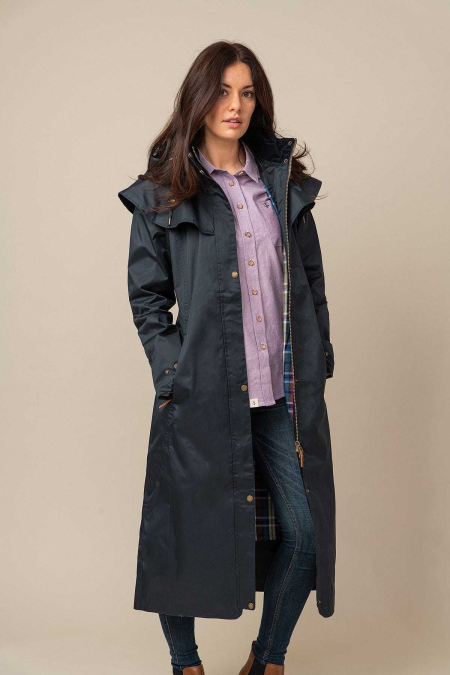 Coats & Jackets | Lighthouse Outback Full Length Waterproof Raincoat In Nightshade