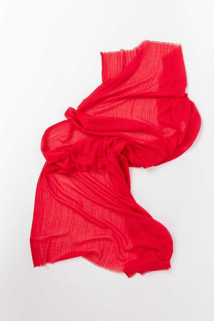 Accessories | Pala D'oro Accessories Plain Scarf In Red