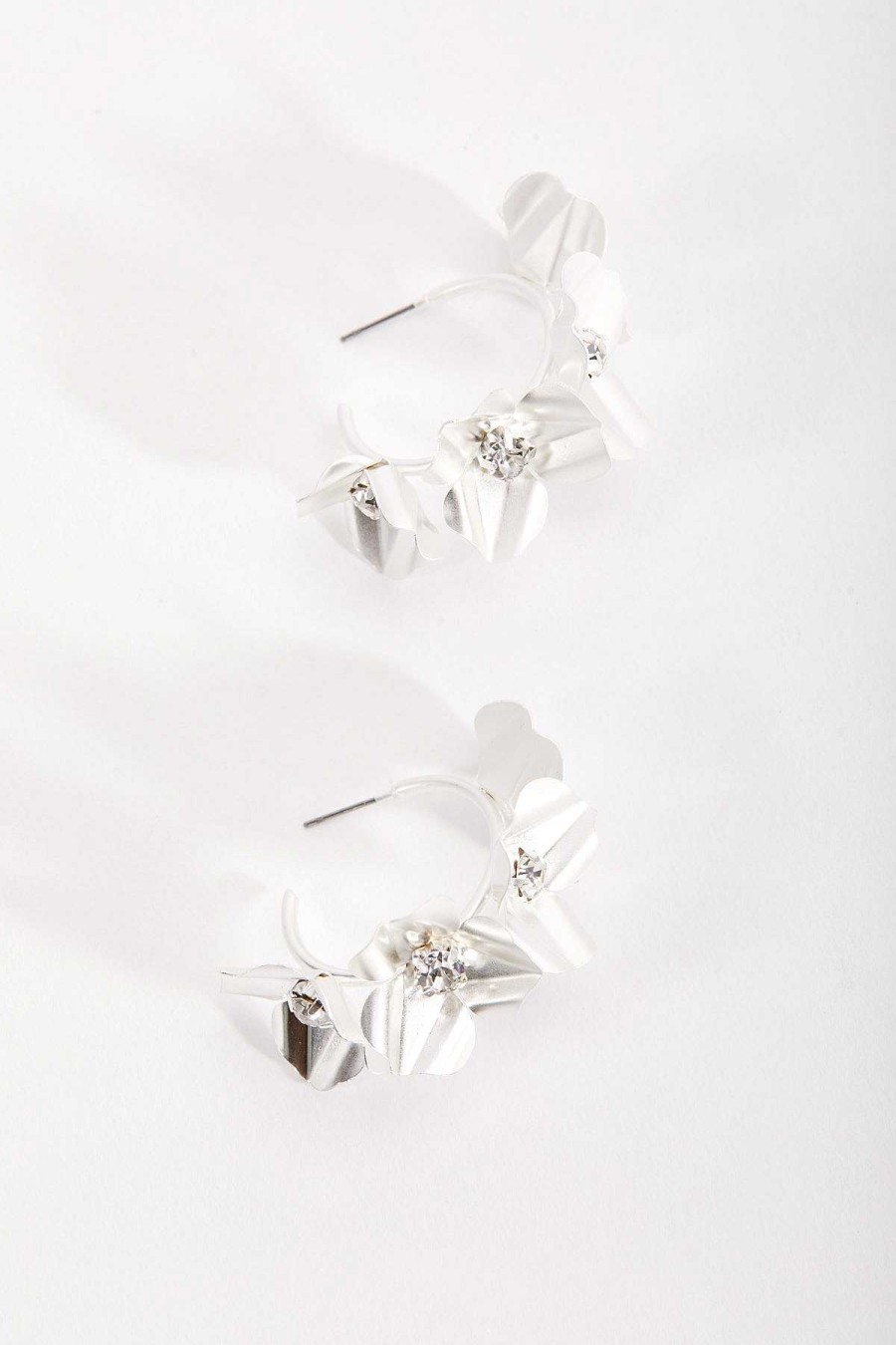 As Seen On Social | Soul Jewellery Silver Tone Flowers Earrings