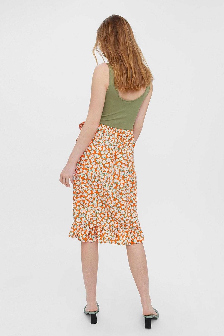 Skirts & Shorts | Vero Moda Olea Skirt In Red Print