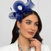 Fascinators | SOUL Accessories Blue Hairband Fascinator With Feathers