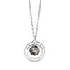 Boxed Gifts | Newbridge Silverware Jewellery Circular Pendant Black Stone