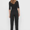 Jeans & Trousers | Vero Moda Julie Carrot Pleat Pants In Black