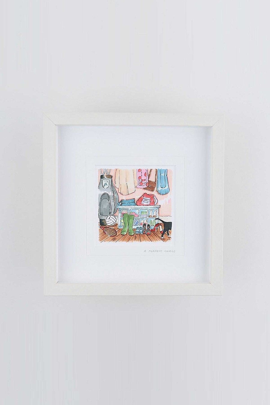 Homeware | Blue Shoe Gallery A Perfect Chaos Small Framed Art Print