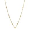 Necklaces | Knight & Day Gold Teardrop Pearl Necklace