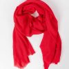 Accessories | Pala D'oro Accessories Plain Scarf In Red