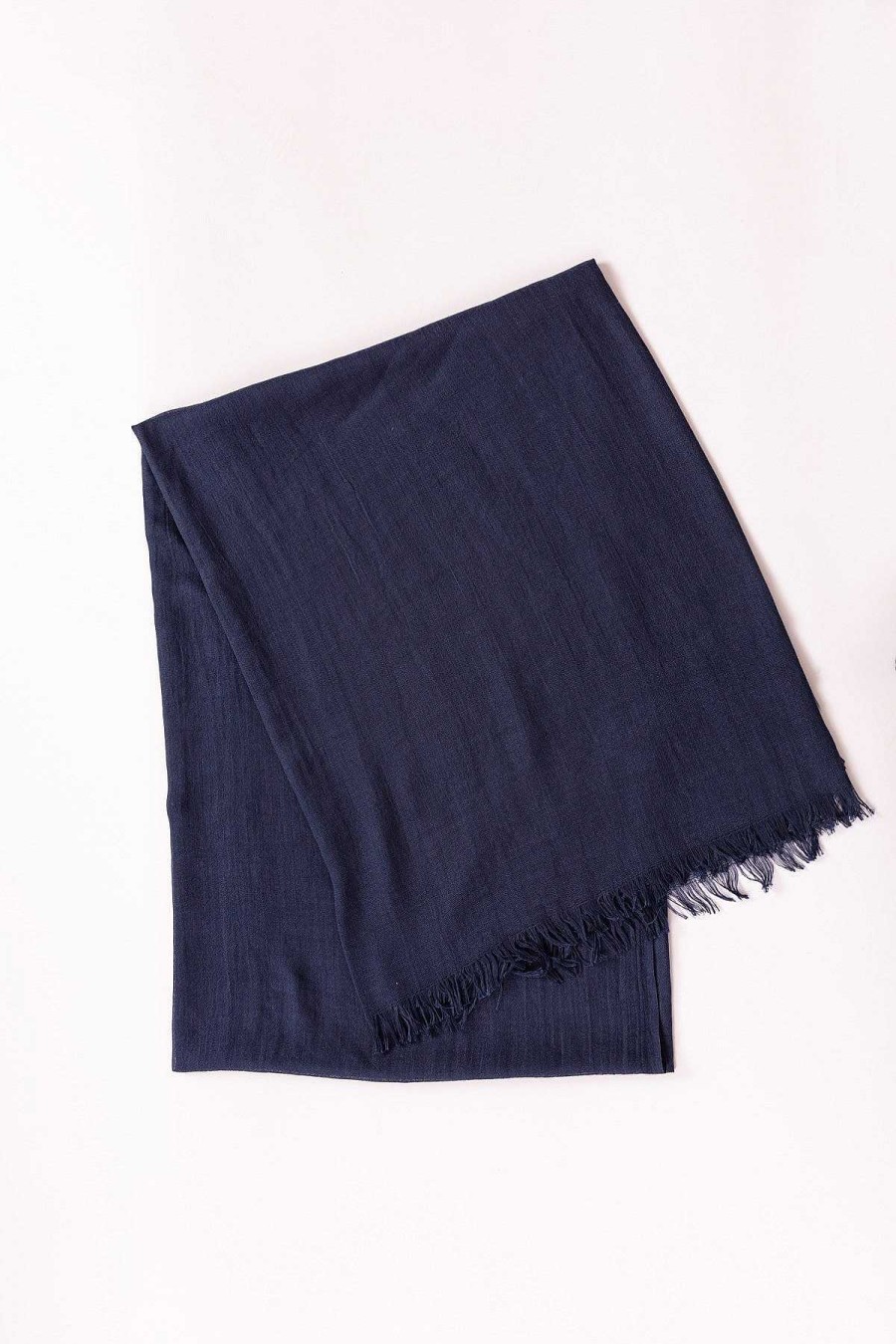 Accessories | Pala D'oro Accessories Soft Touch Scarf In Navy