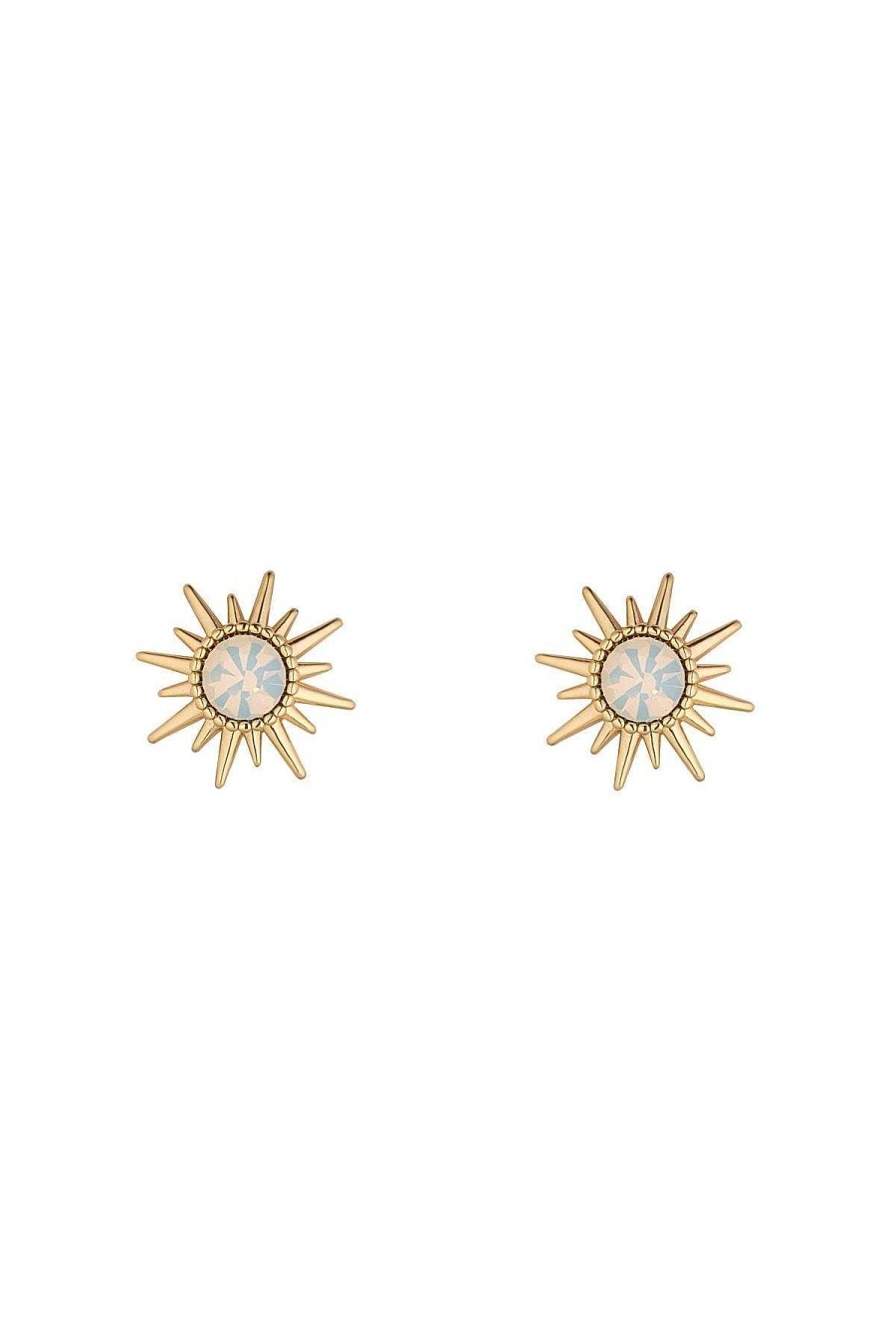 As Seen On Social | Knight & Day White Opal Crystal Sunshine Earrings