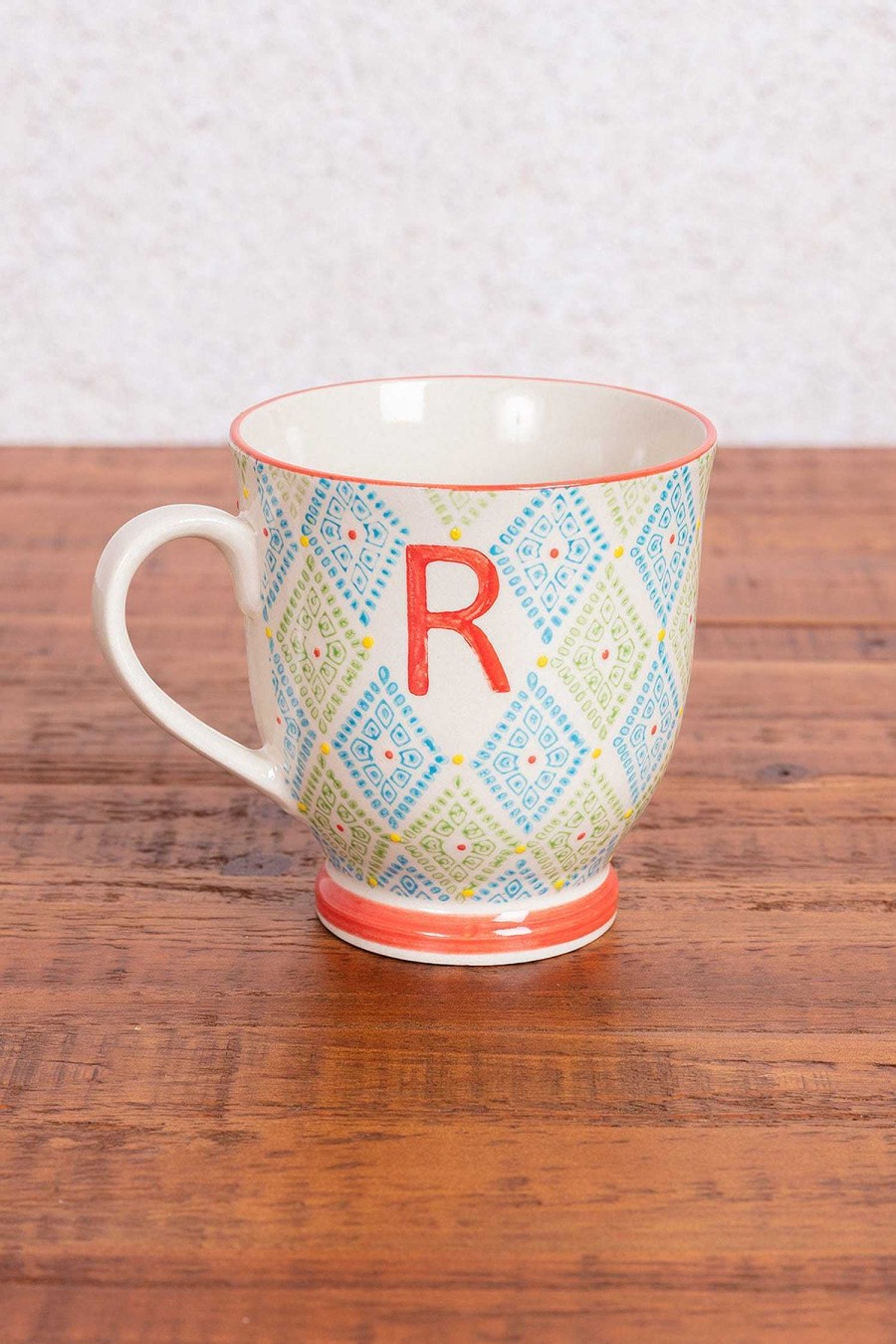 Homeware | Eclectic Eclectic Alphabet Mug R