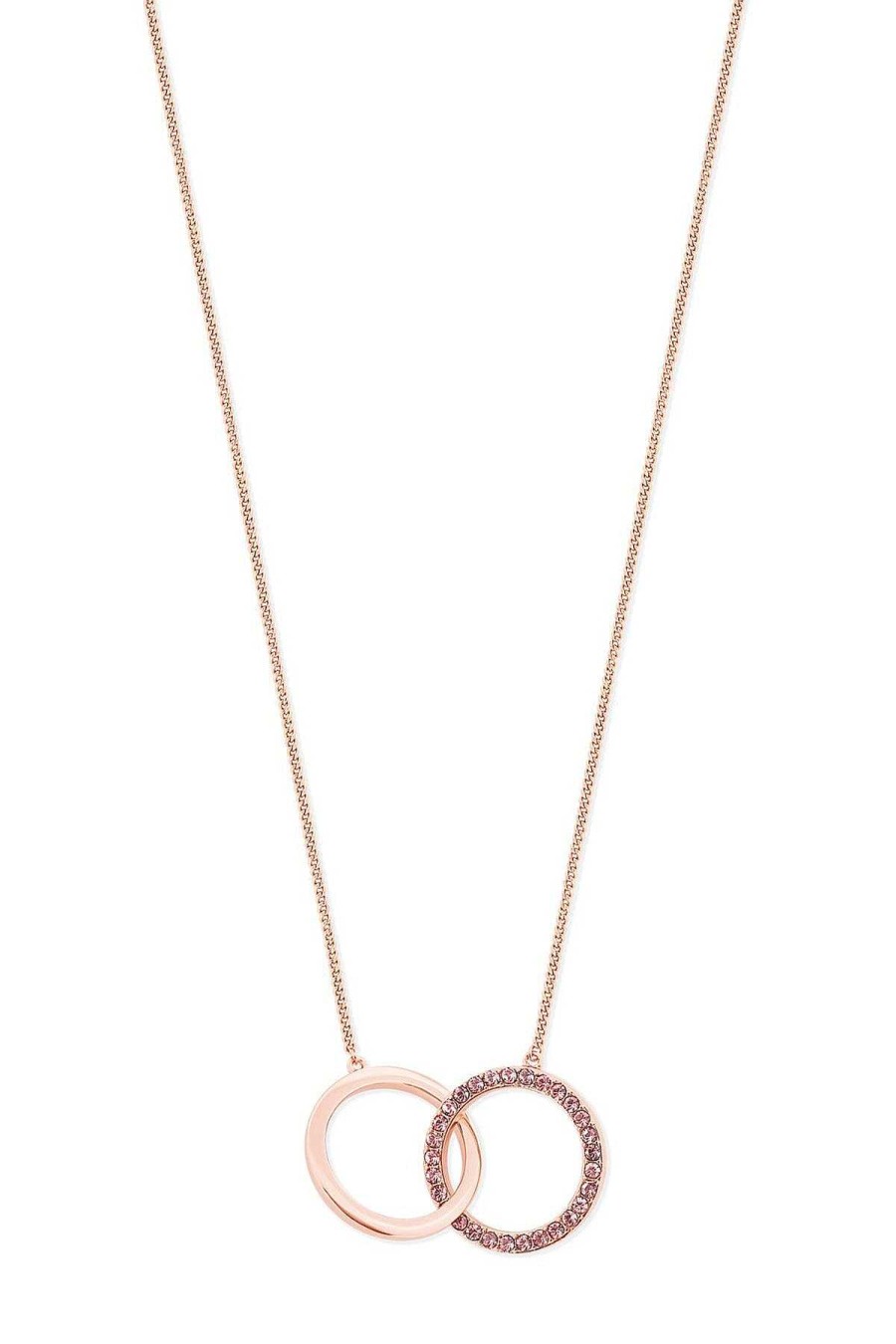 Boxed Gifts | Tipperary Crystal Jewellery Infinity Rings Pendant In Rose Gold