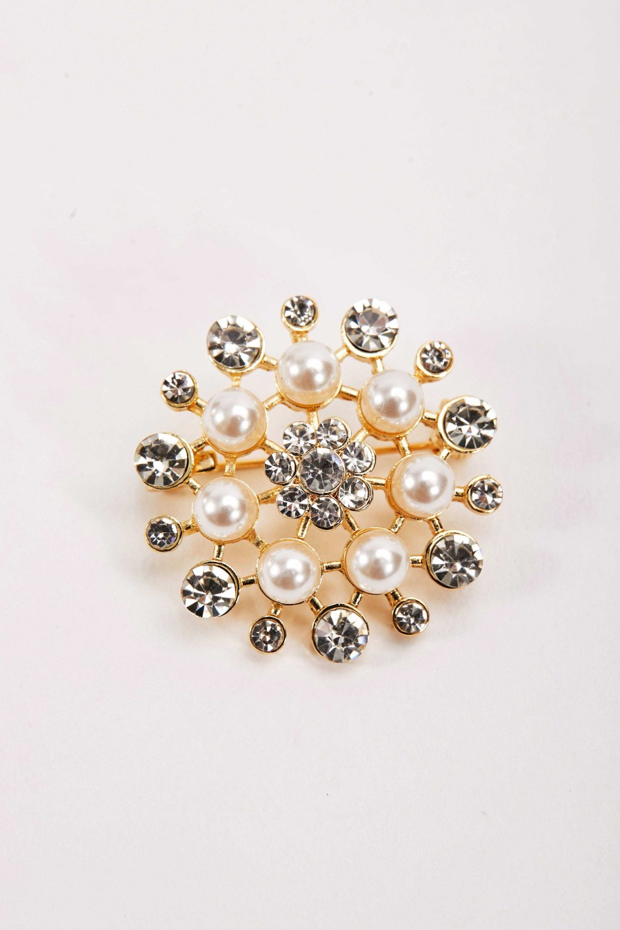 Classic Fashion | Soul Jewellery Crystal And Pearl Brooch