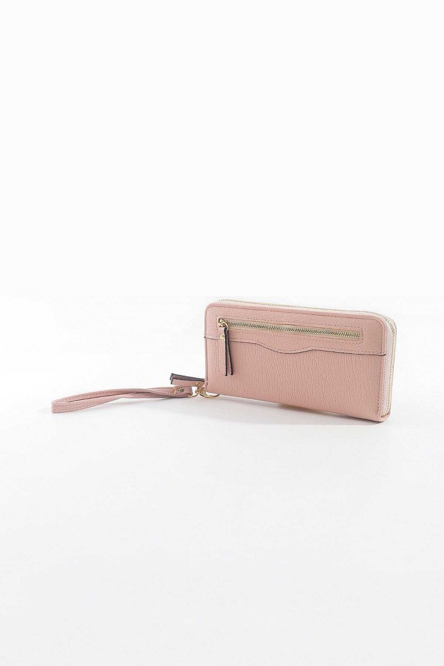 Accessories | SOUL Accessories Front Zip Purse In Pink