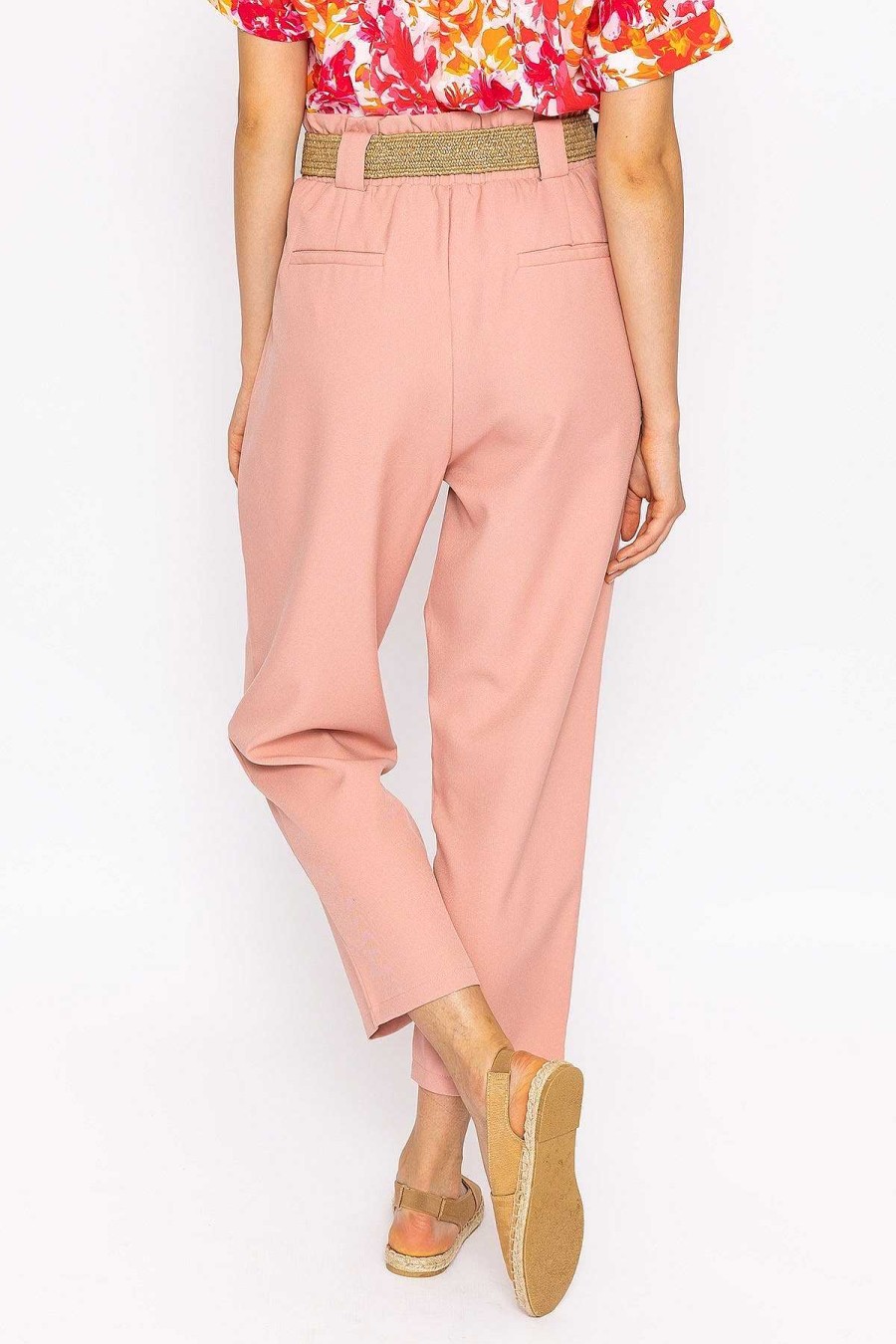 Jeans & Trousers | Rowen Avenue Belted Pants In Pink