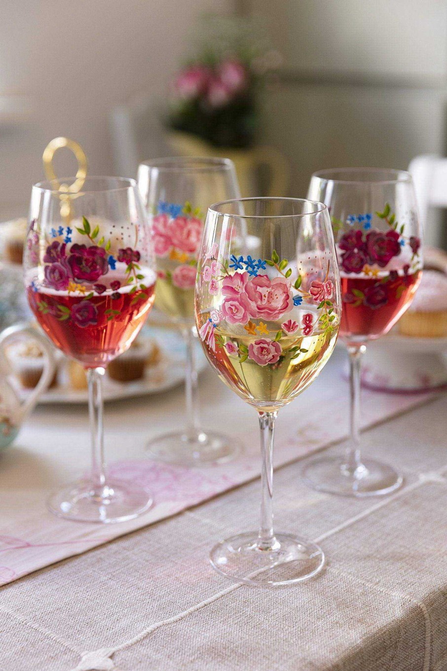 Homeware | Rosa Belle Rosa Belle Wine Glass Set Of 4