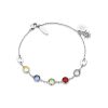 Boxed Gifts | Newbridge Silverware Jewellery Coloured Stone Bracelet In Silver