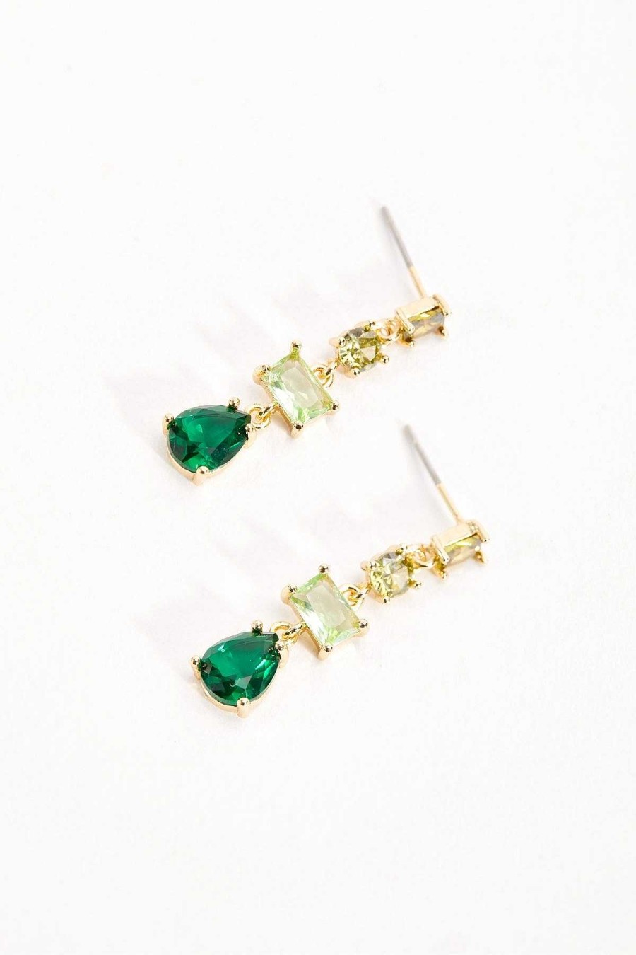 Boxed Gifts | Soul Jewellery Green Jewel Earrings