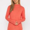 Jumpers & Cardigans | J'aime la Vie Turtleneck Knit In Coral