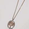 Boxed Gifts | Tipperary Crystal Jewellery Oval Tree Of Life Pendant In Rose Gold