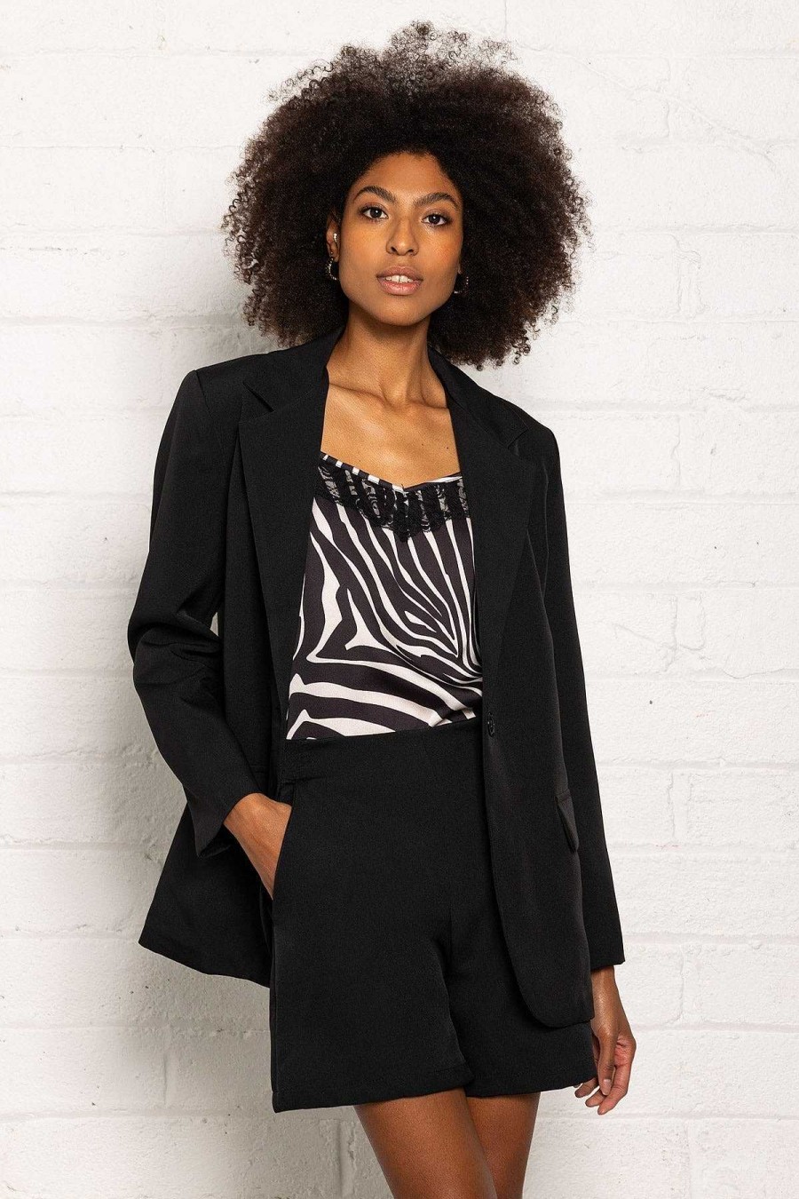 Blazers | Pala D'oro Sport Boyfriend Blazer In Black