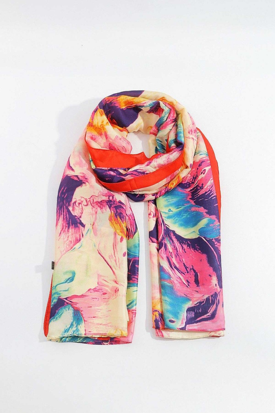 Accessories | SOUL Accessories Watercolour Scarf In Red