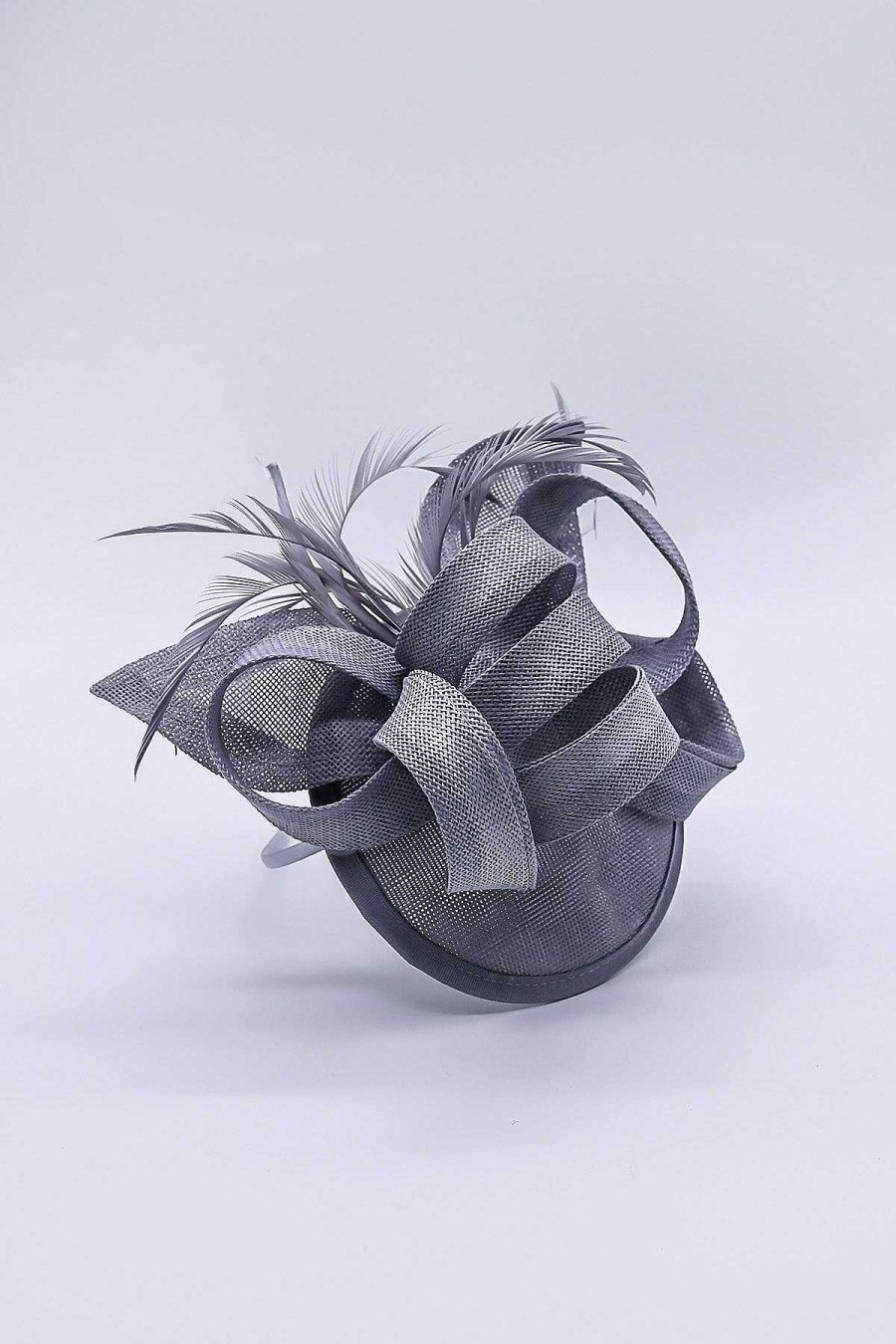 Fascinators | SOUL Accessories Bow Detail Fascinator In Silver