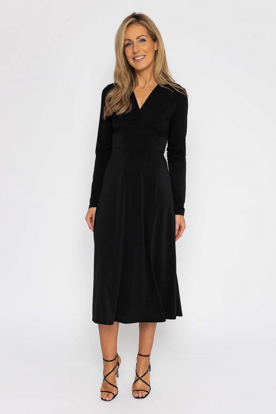 Sale Dresses | Pala D'oro Lisa Midi Dress In Black