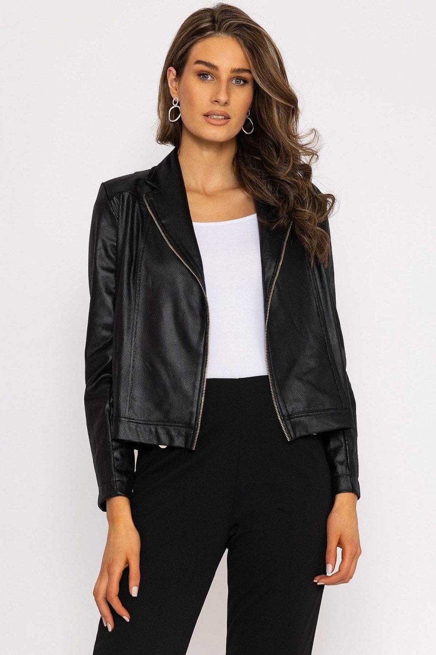 Coats & Jackets | J'aime la Vie Zip Jacket In Black