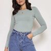 Tops & Blouses | Rowen Avenue Long Sleeve Top In Mint