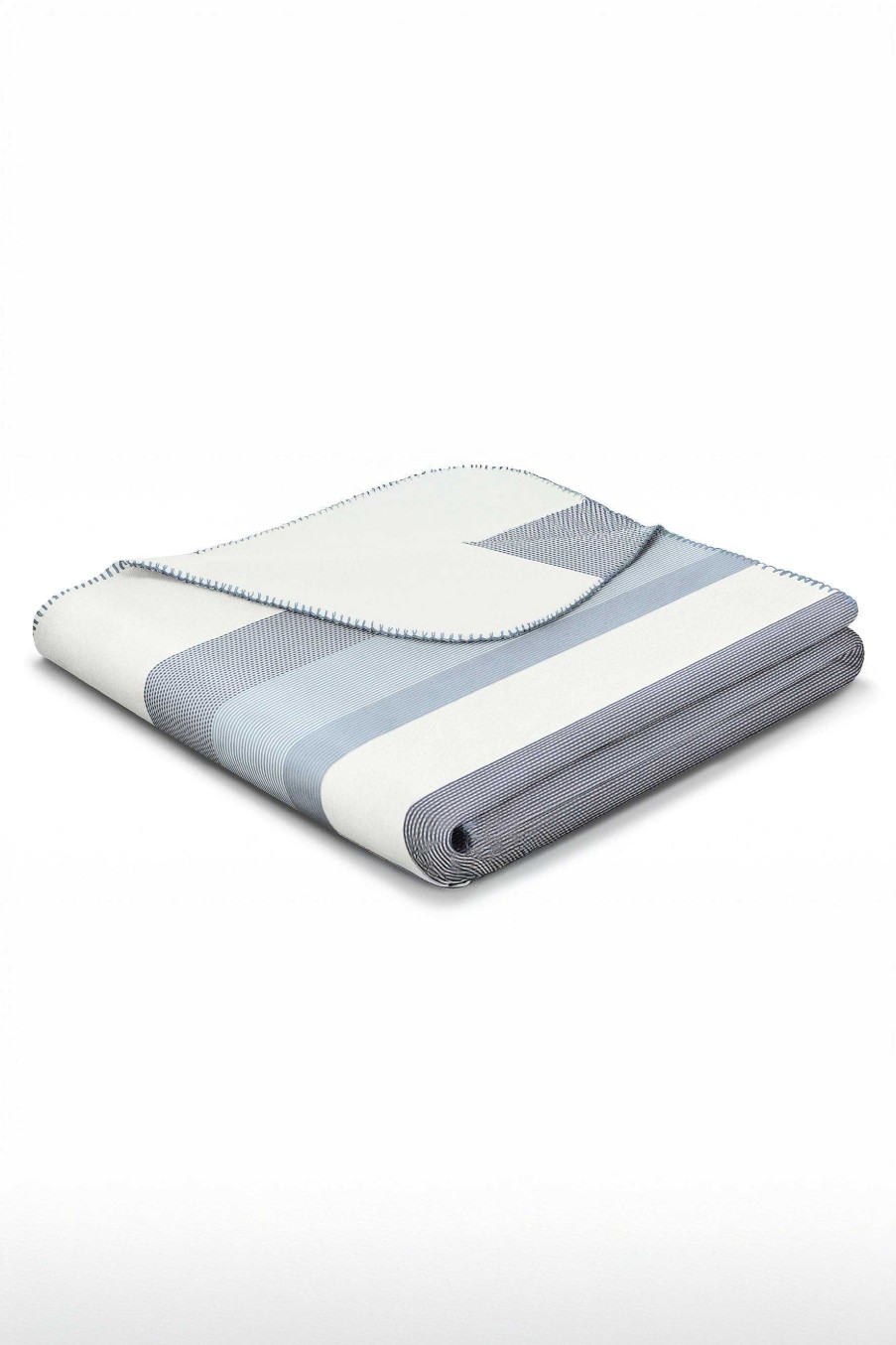 Homeware | Biederlack Exact Blue Blanket