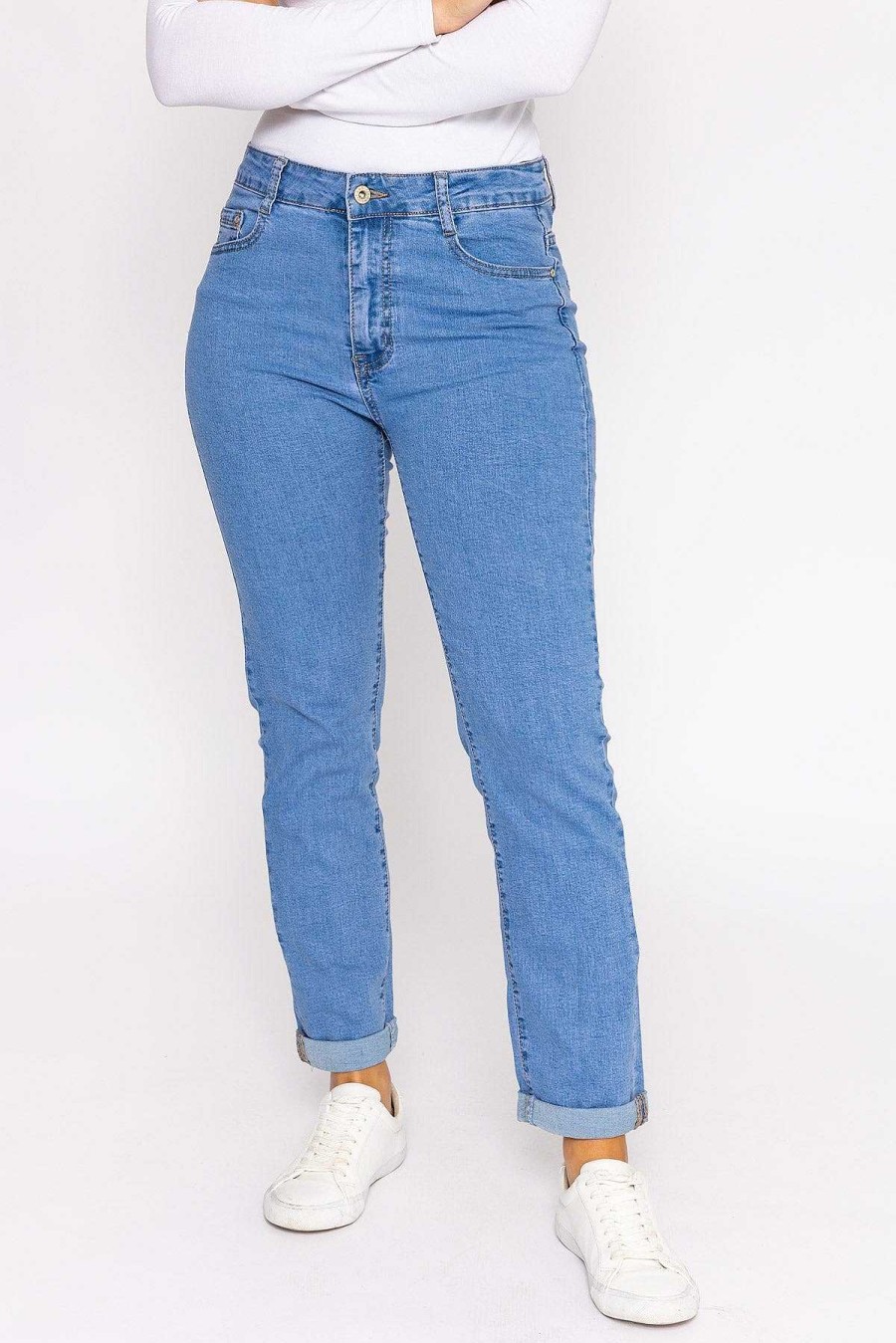 Jeans & Trousers | Denim Club Straight Leg Denim Jeans In Light Blue