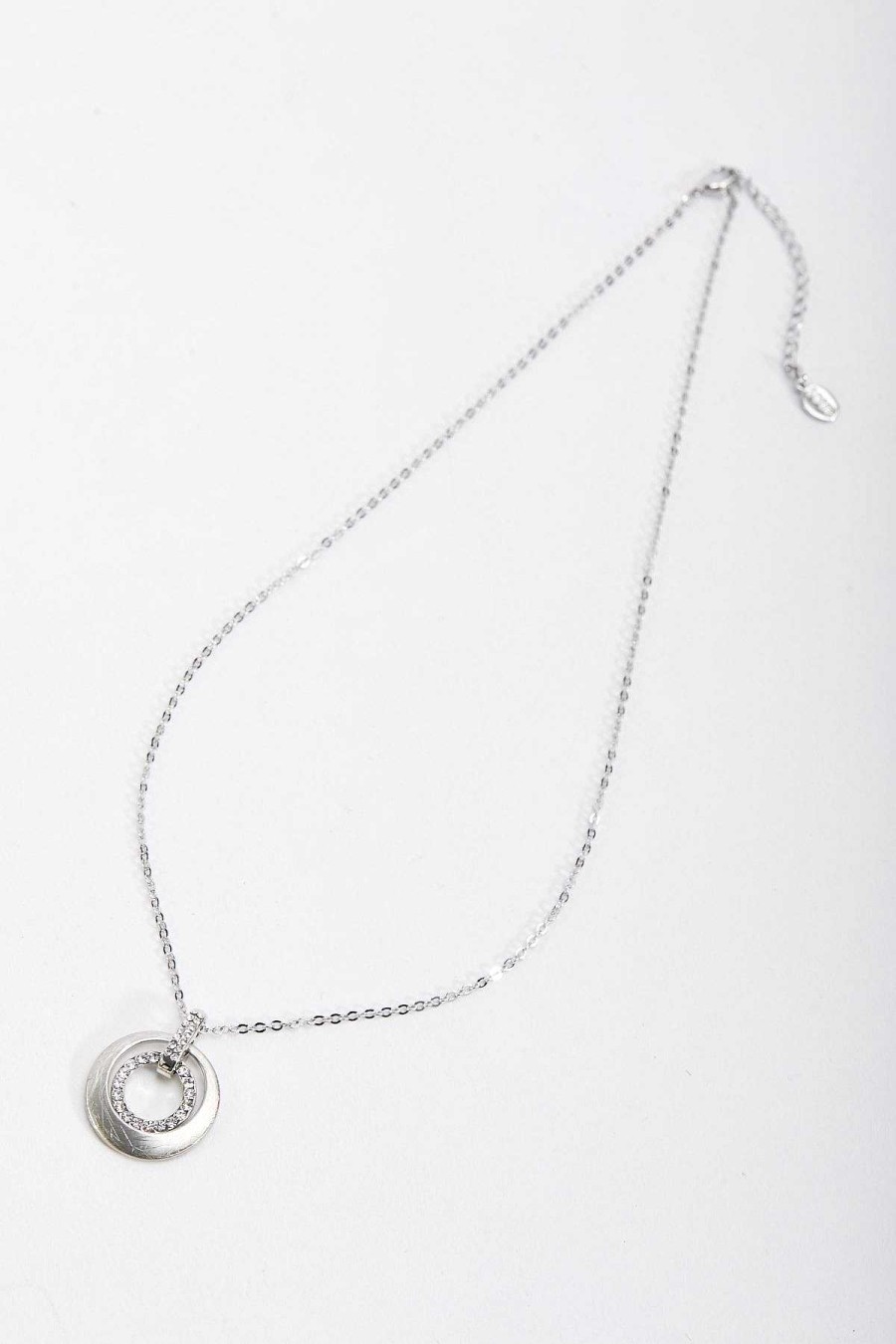 Boxed Gifts | Soul Jewellery Double Ring Silver Pendant Necklace