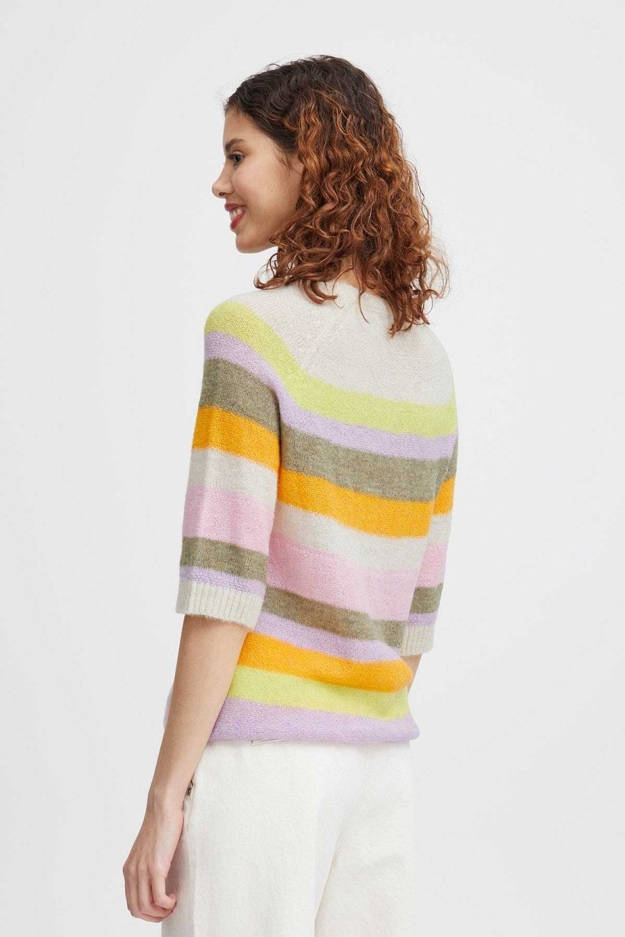 Jumpers & Cardigans | B.Young Bymartine Striped Jumper