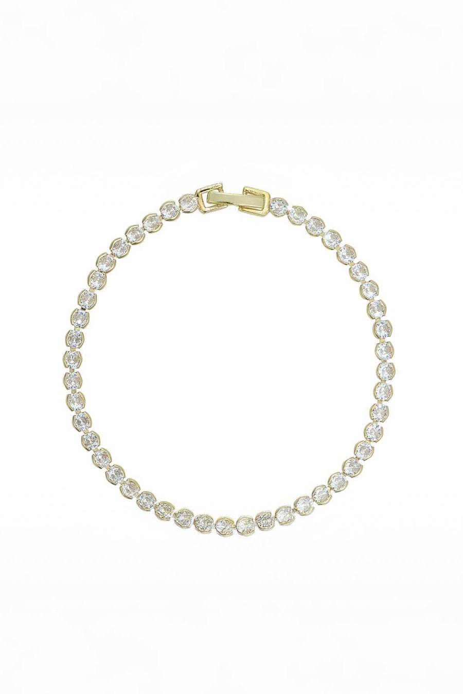 Jewellery | Knight & Day Dakota Gold Tennis Bracelet