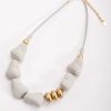 Necklaces | Soul Jewellery Grey And Gold Stone Necklace