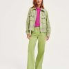 Coats & Jackets | Cks Fashion Boa Jacket In Green