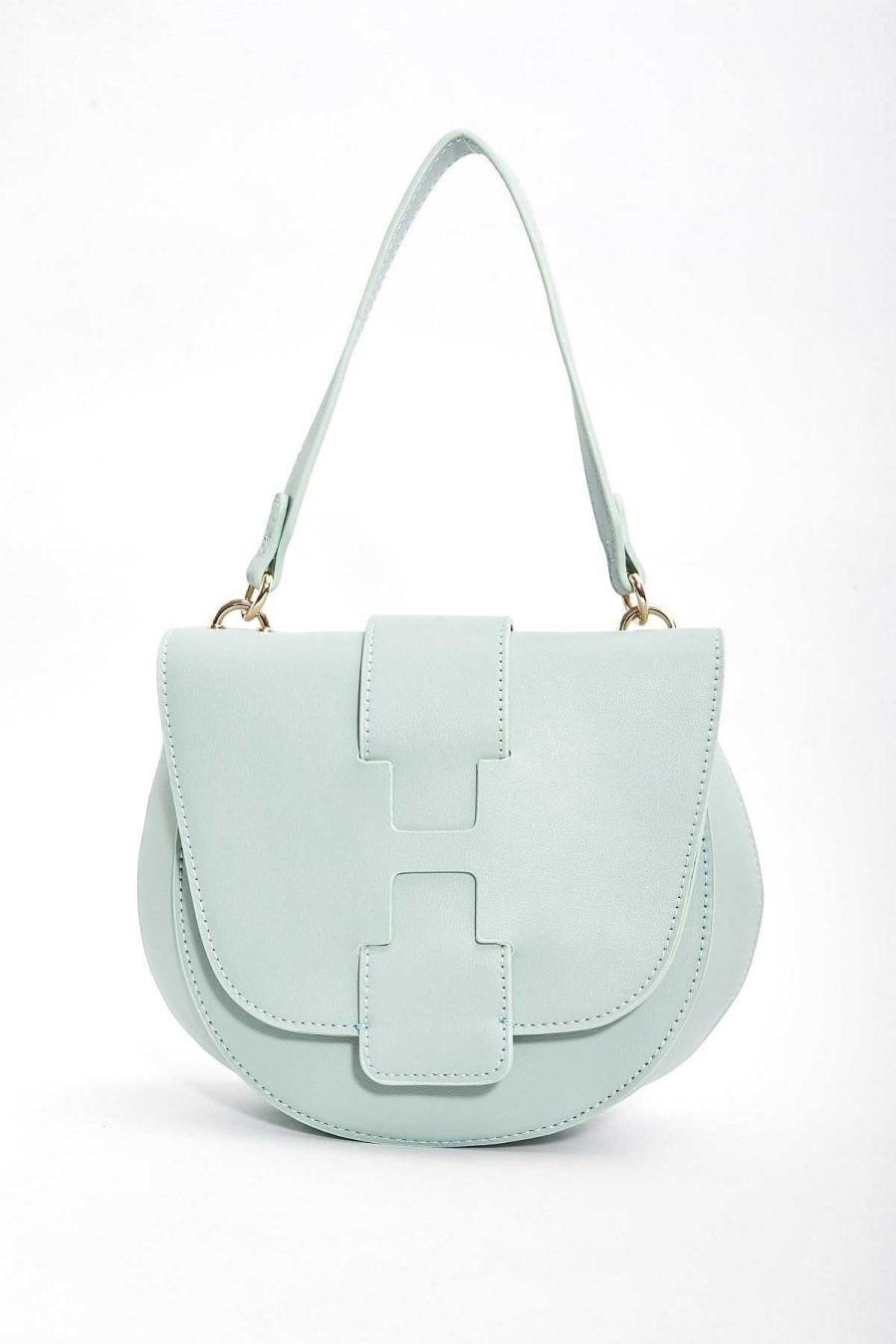 Accessories | SOUL Accessories Flap Over Satchel Bag In Sage