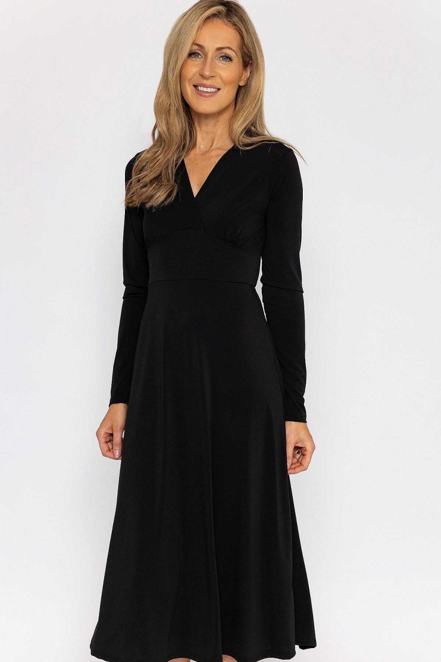 Sale Dresses | Pala D'oro Lisa Midi Dress In Black