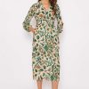 Sale Dresses | Pala D'oro Cliodhna Green Printed Midi Dress