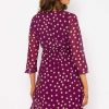 Sale Dresses | Pala D'oro Roisin Magenta Print Knee Length Dress