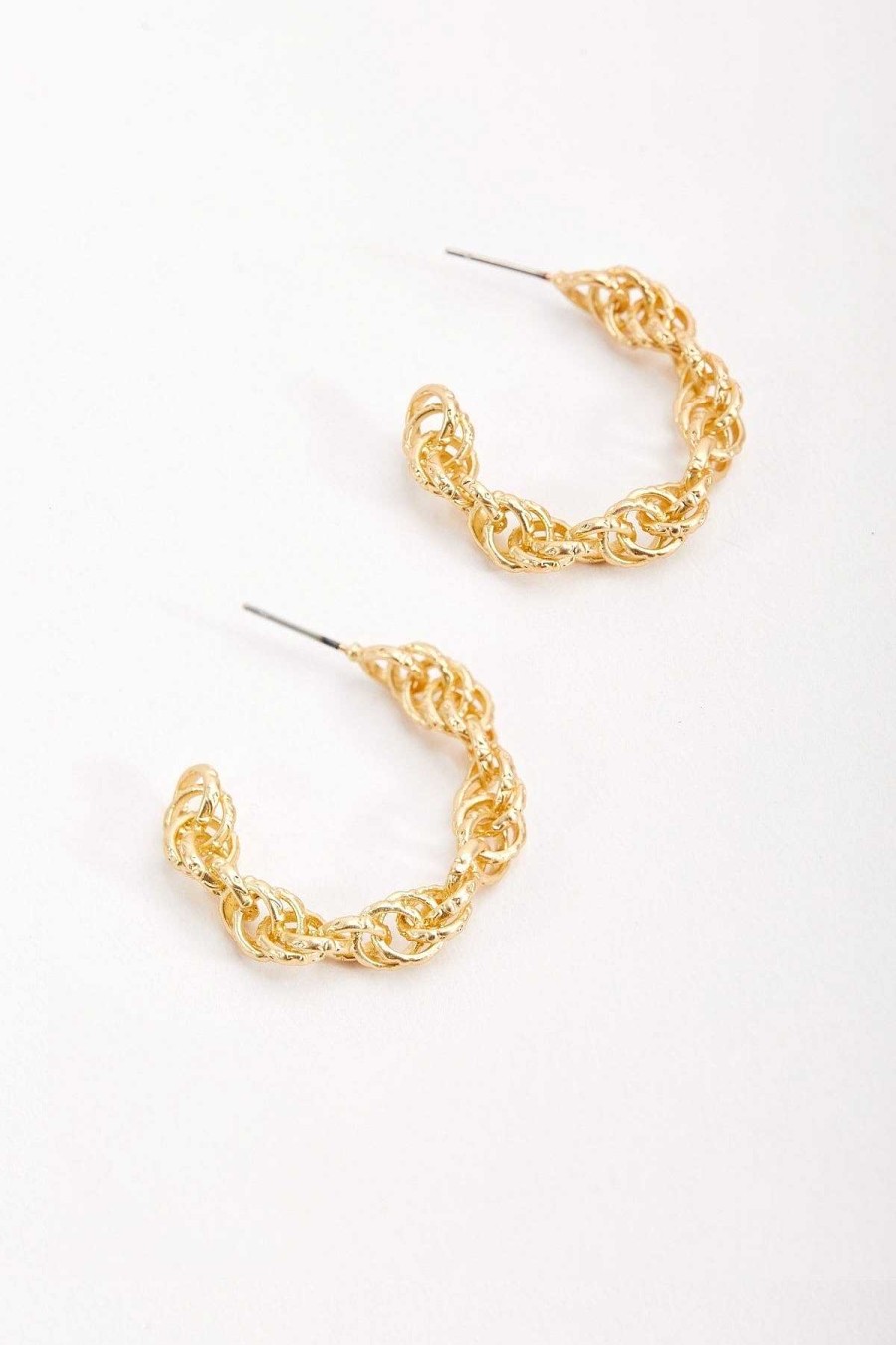 As Seen On Social | Soul Jewellery Open Hoop Chain Earrings