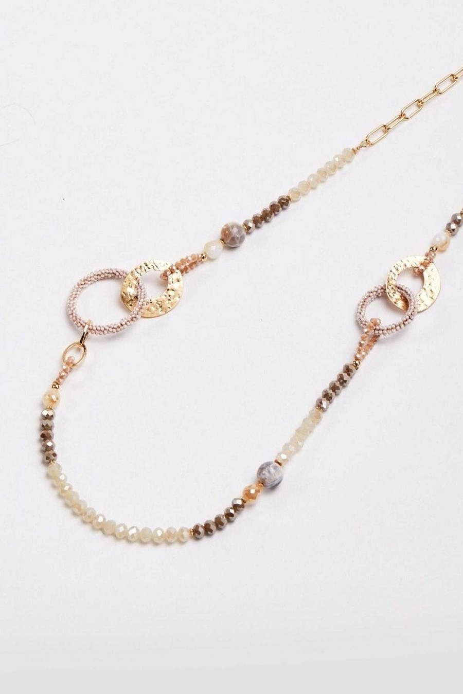 Classic Fashion | Soul Jewellery Beaded Gold Link Necklace