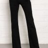 Jeans & Trousers | Pala D'oro Sport Black Flared Jeans