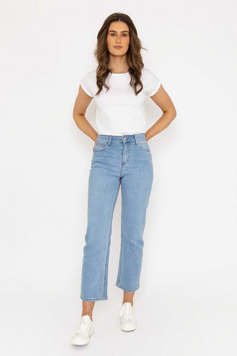 Jeans & Trousers | Oraije Solange Straight Denim Jean