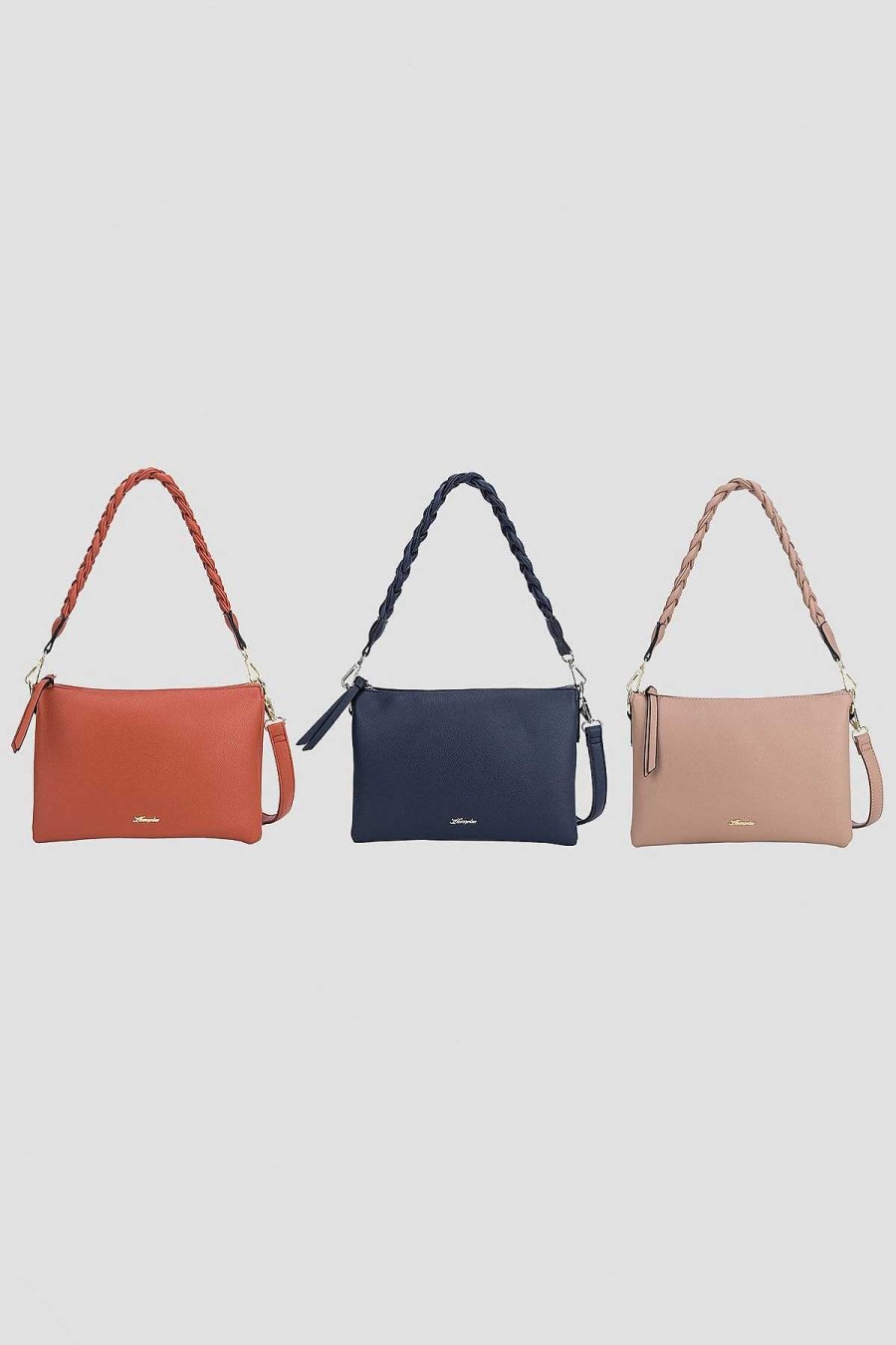 Accessories | Hampton Triple Gusset Crossbody Bag In Orange