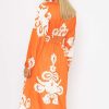 Dresses & Jumpsuits | Pala D'oro Alina Midi Dress In Orange Print