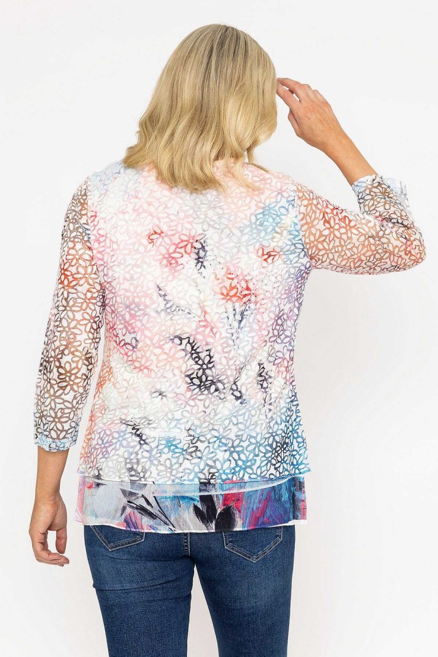 Tops & Blouses | Voulez Vous Dovore Printed Top In Pink